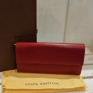 Louis Vuitton Epi Leather Sarah Wallet